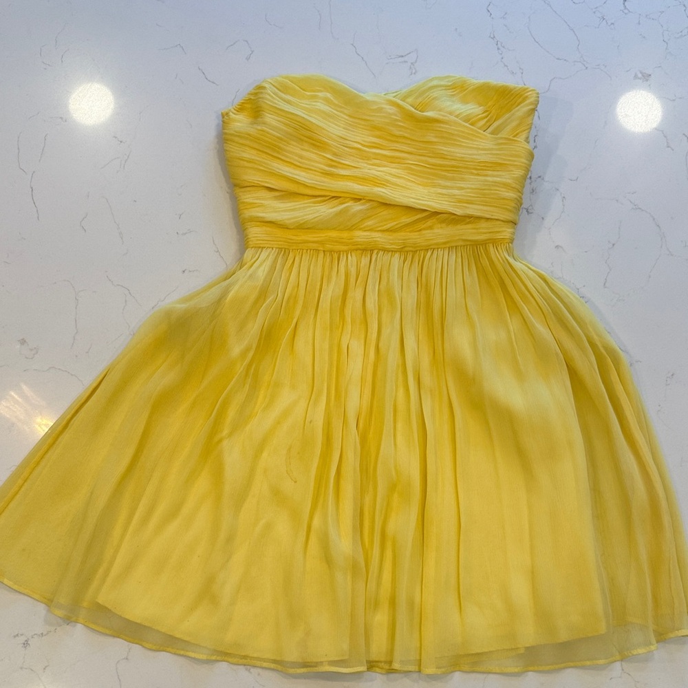 Charming Yellow JCrew Dress